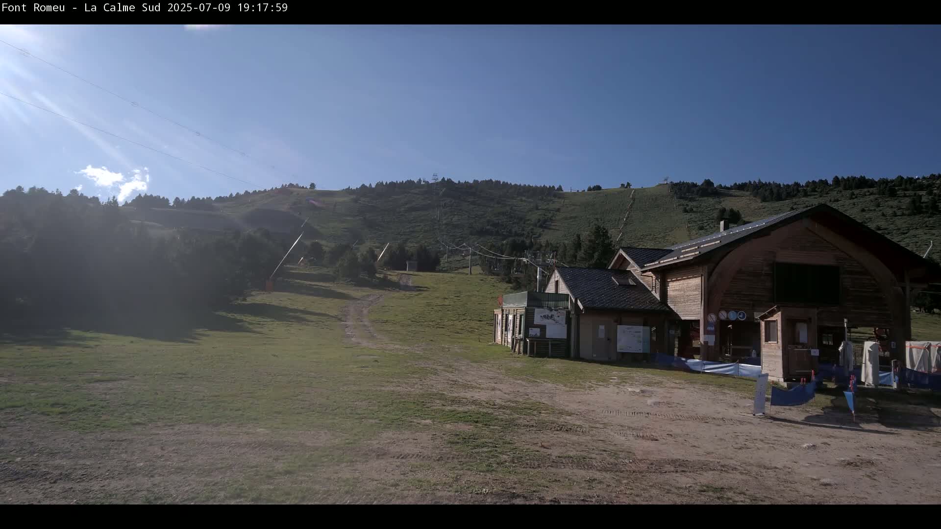 Font Romeu, Refuge de Calme Area North View Live Cam - Prades, Pyrenees-Orientales, Occitanie, France