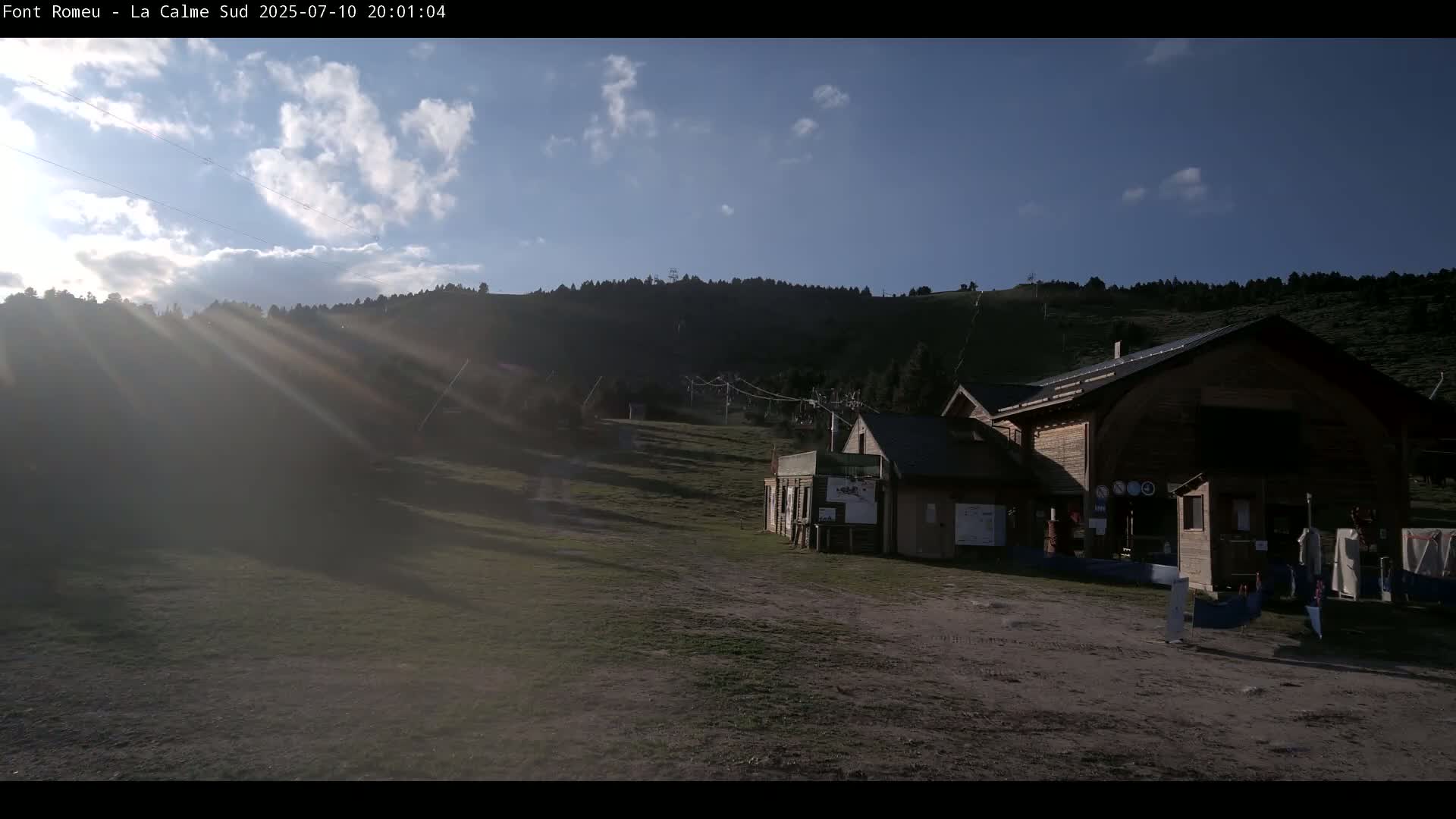 Font Romeu, Refuge de Calme Area North View Live Cam - Prades, Pyrenees-Orientales, Occitanie, France