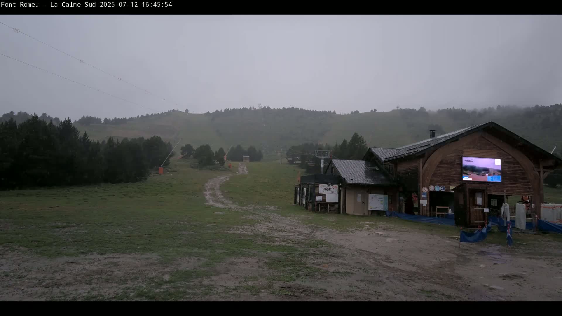 Font Romeu, Refuge de Calme Area North View Live Cam - Prades, Pyrenees-Orientales, Occitanie, France
