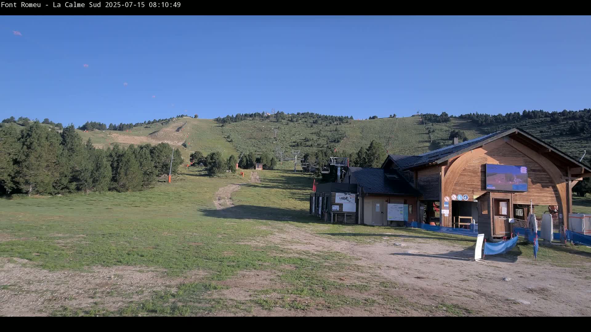 Font Romeu, Refuge de Calme Area North View Live Cam - Prades, Pyrenees-Orientales, Occitanie, France