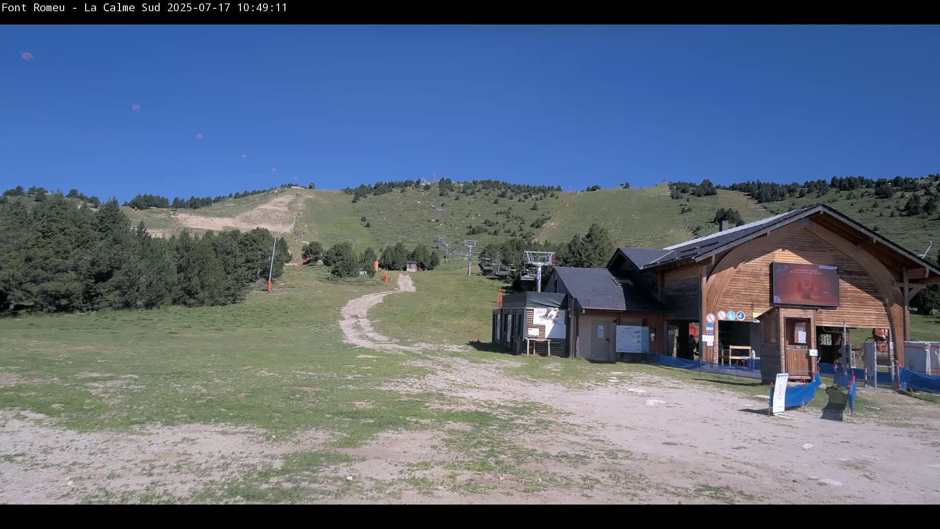 Font Romeu, Refuge de Calme Area North View Live Cam - Prades, Pyrenees-Orientales, Occitanie, France