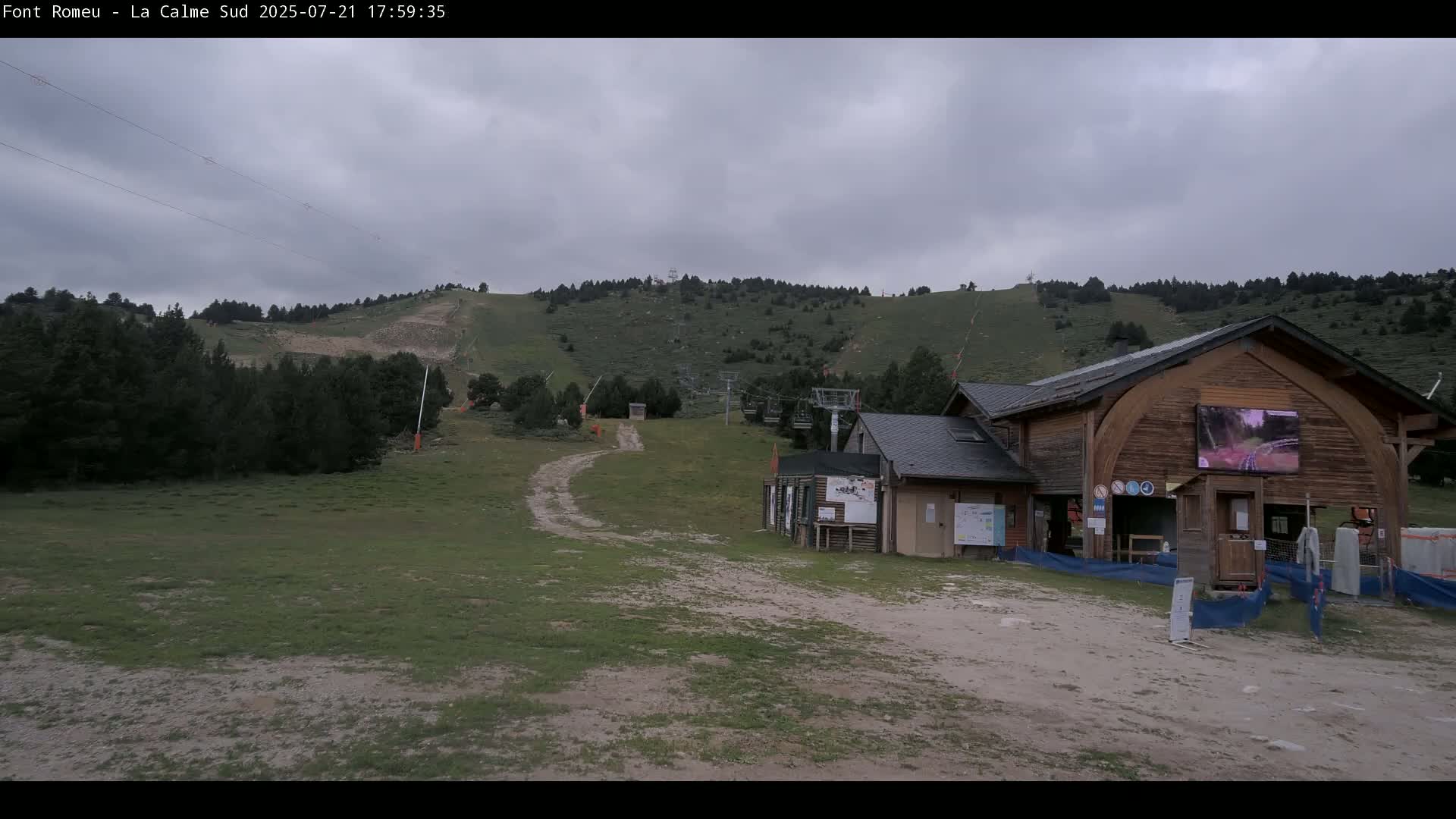 Font Romeu, Refuge de Calme Area North View Live Cam - Prades, Pyrenees-Orientales, Occitanie, France