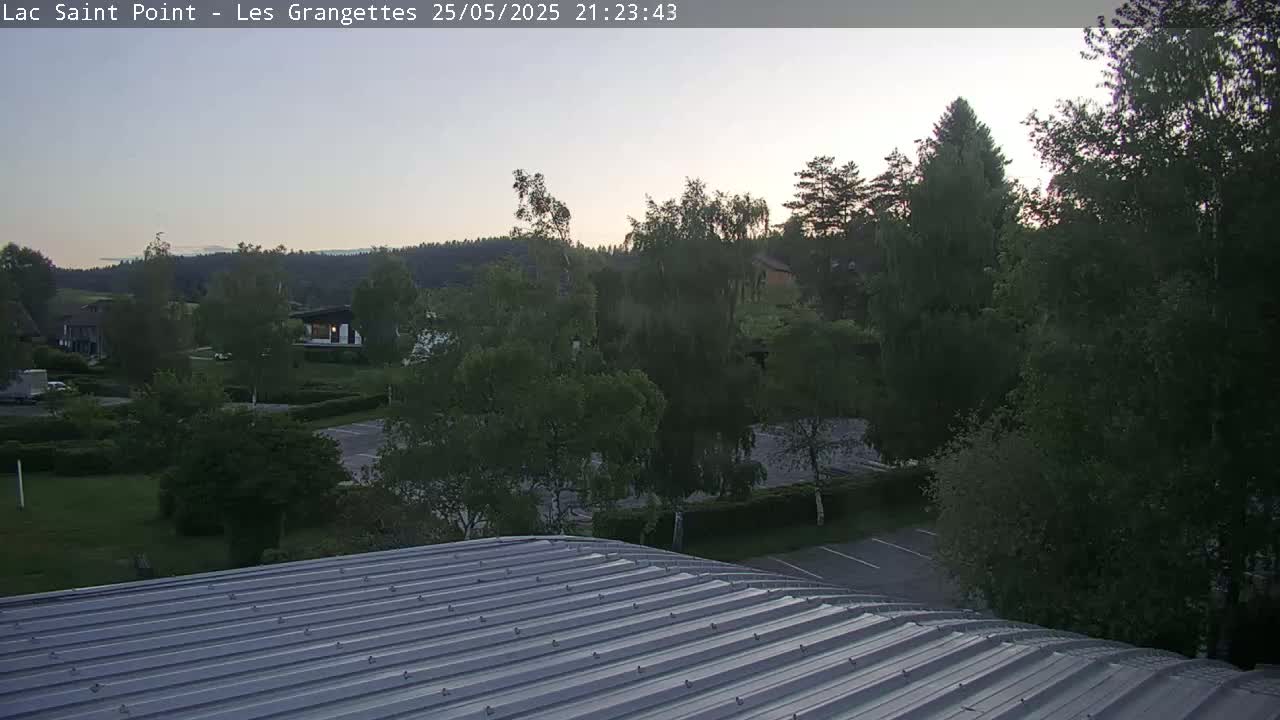 Les Grangettes, Lac de Saint Point Lake Live Cam - Pontarlier, Doubs, Bourgogne-Franche-Comté, France