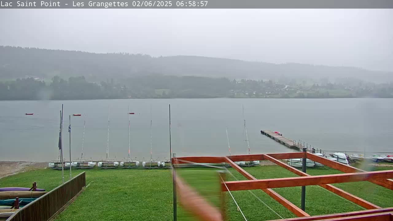 Les Grangettes, Lac de Saint Point Lake Live Cam - Pontarlier, Doubs, Bourgogne-Franche-Comté, France