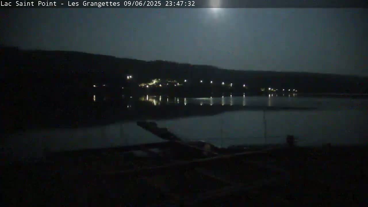 Les Grangettes, Lac de Saint Point Lake Live Cam - Pontarlier, Doubs, Bourgogne-Franche-Comté, France
