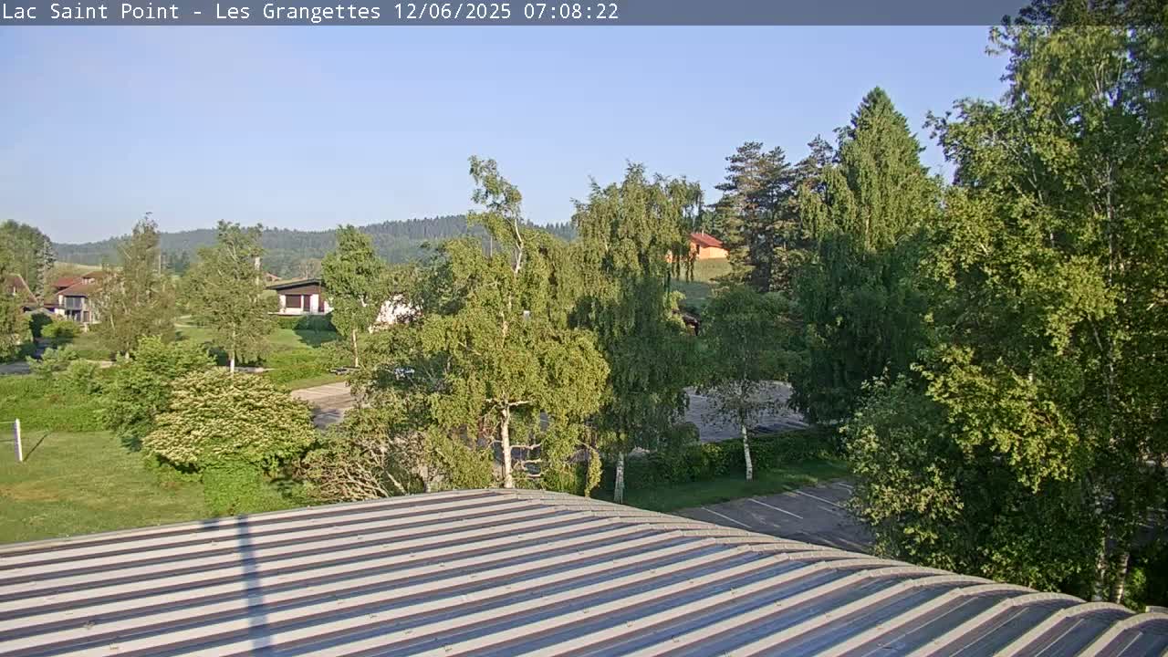 Les Grangettes, Lac de Saint Point Lake Live Cam - Pontarlier, Doubs, Bourgogne-Franche-Comté, France
