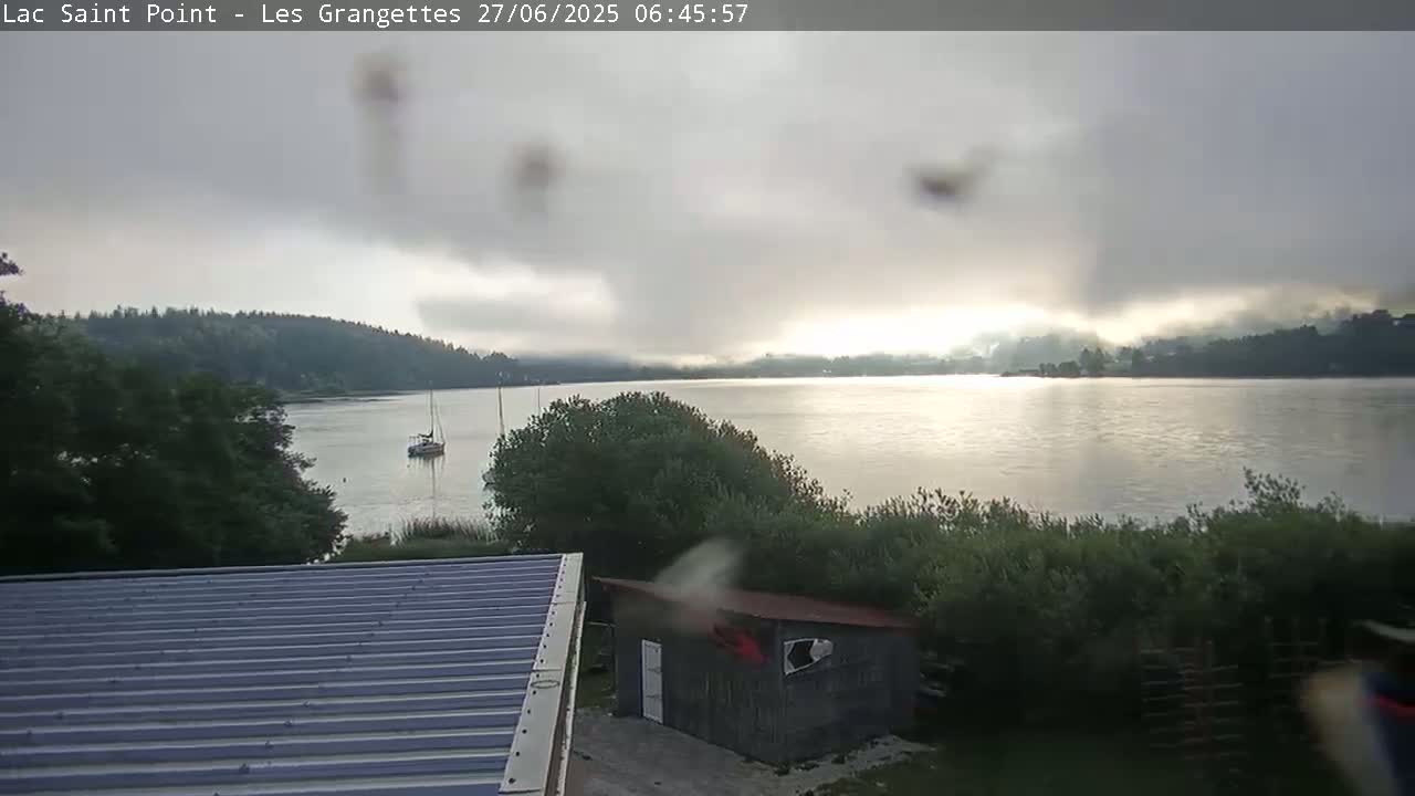 Les Grangettes, Lac de Saint Point Lake Live Cam - Pontarlier, Doubs, Bourgogne-Franche-Comté, France