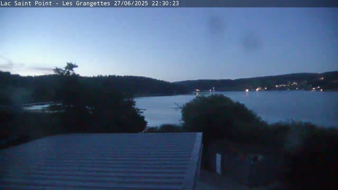 Les Grangettes, Lac de Saint Point Lake Live Cam - Pontarlier, Doubs, Bourgogne-Franche-Comté, France