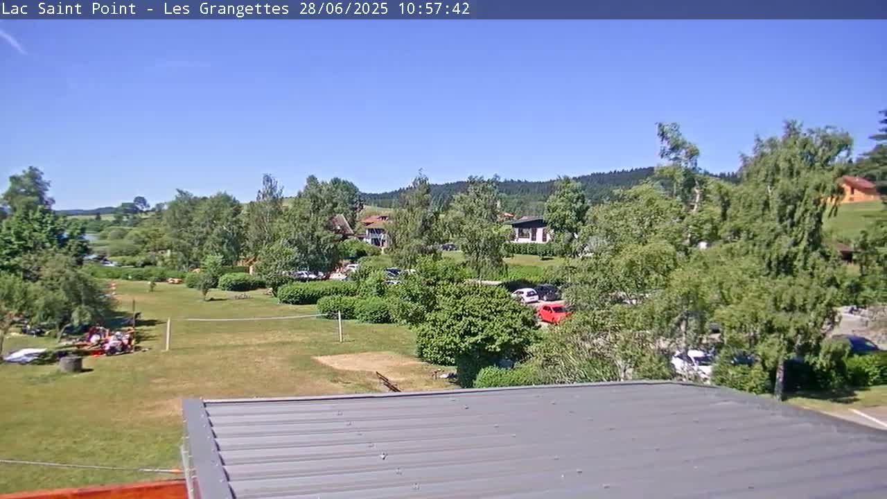Les Grangettes, Lac de Saint Point Lake Live Cam - Pontarlier, Doubs, Bourgogne-Franche-Comté, France