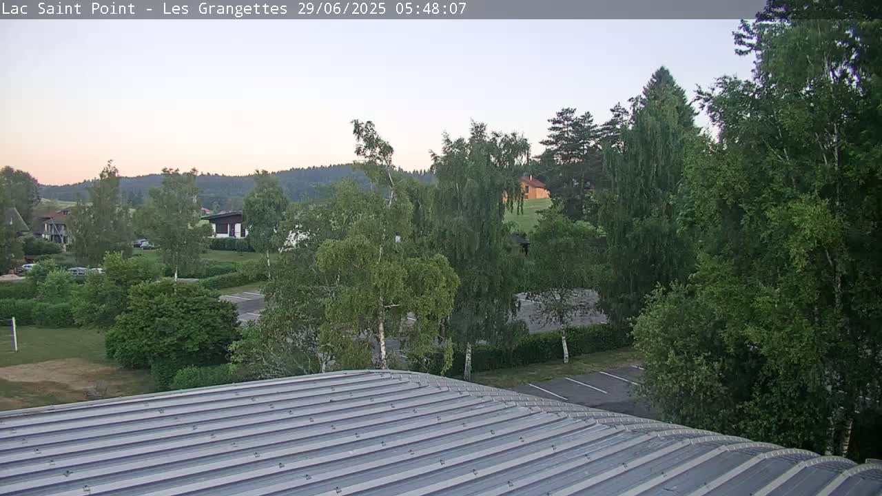 Les Grangettes, Lac de Saint Point Lake Live Cam - Pontarlier, Doubs, Bourgogne-Franche-Comté, France