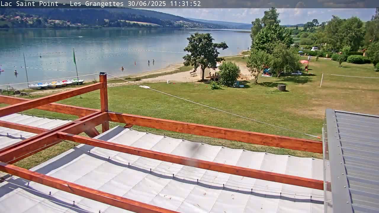 Les Grangettes, Lac de Saint Point Lake Live Cam - Pontarlier, Doubs, Bourgogne-Franche-Comté, France