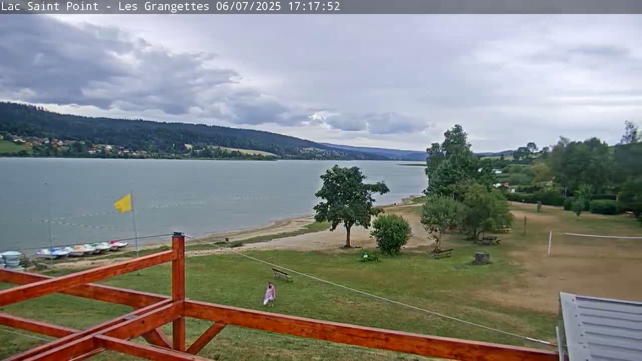 Les Grangettes, Lac de Saint Point Lake Live Cam - Pontarlier, Doubs, Bourgogne-Franche-Comté, France