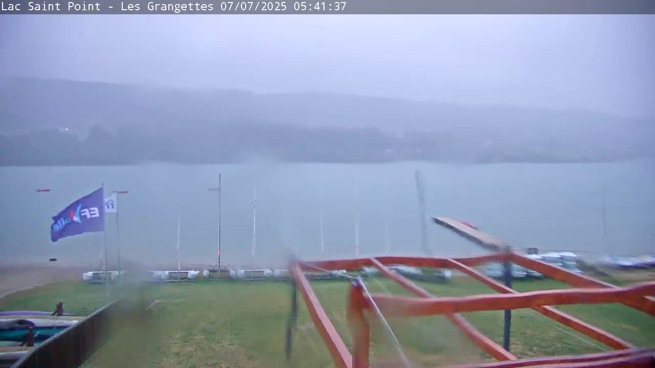 Les Grangettes, Lac de Saint Point Lake Live Cam - Pontarlier, Doubs, Bourgogne-Franche-Comté, France