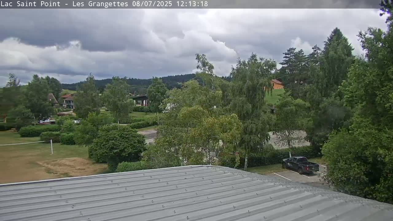 Les Grangettes, Lac de Saint Point Lake Live Cam - Pontarlier, Doubs, Bourgogne-Franche-Comté, France