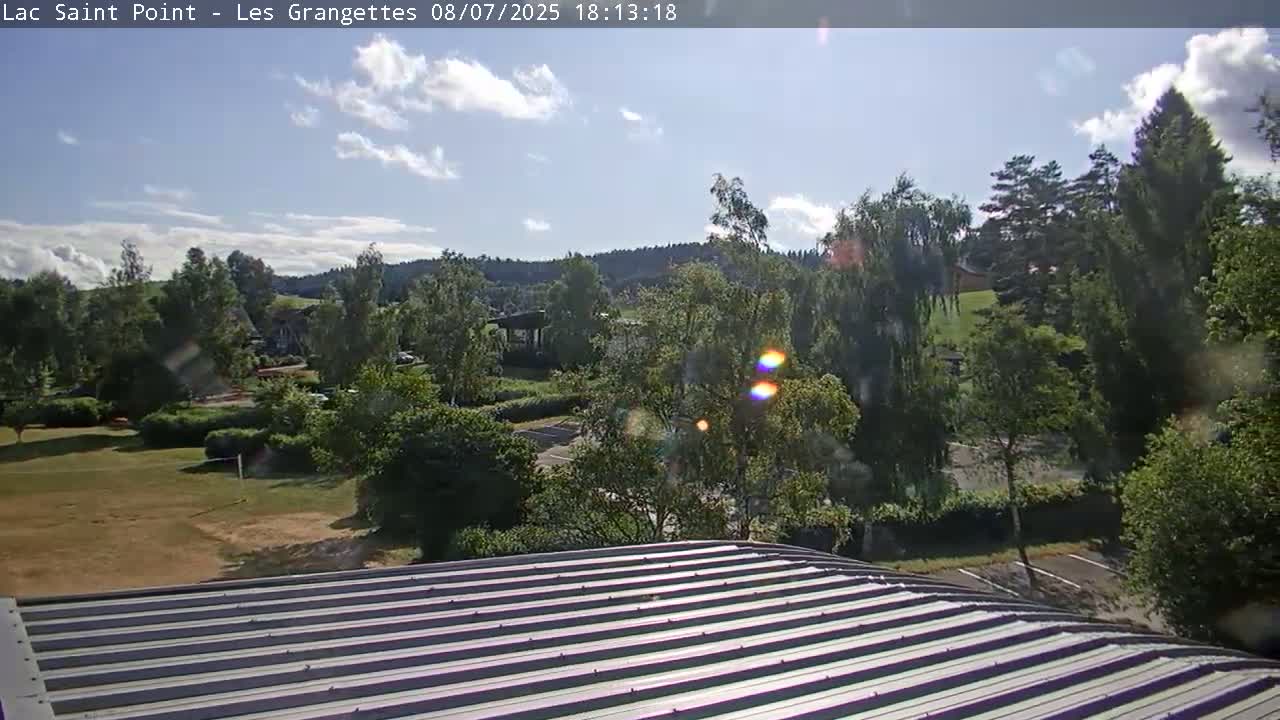 Les Grangettes, Lac de Saint Point Lake Live Cam - Pontarlier, Doubs, Bourgogne-Franche-Comté, France