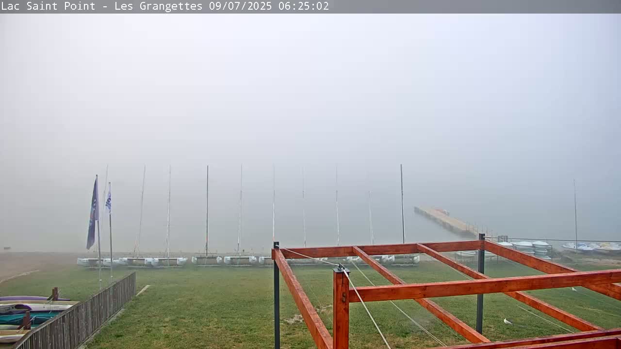 Les Grangettes, Lac de Saint Point Lake Live Cam - Pontarlier, Doubs, Bourgogne-Franche-Comté, France