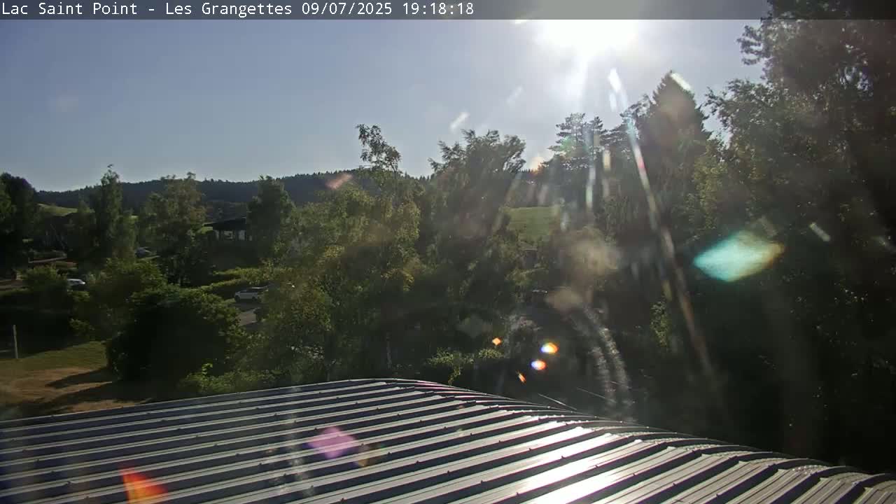 Les Grangettes, Lac de Saint Point Lake Live Cam - Pontarlier, Doubs, Bourgogne-Franche-Comté, France