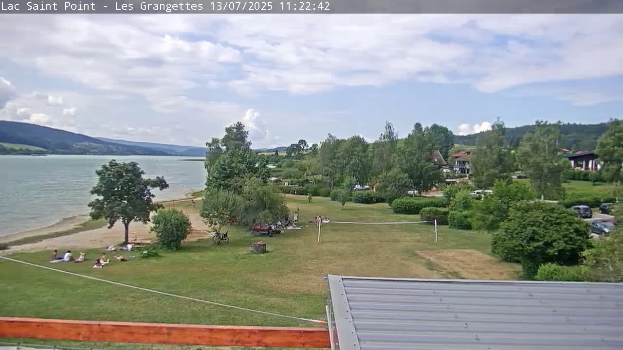 Les Grangettes, Lac de Saint Point Lake Live Cam - Pontarlier, Doubs, Bourgogne-Franche-Comté, France