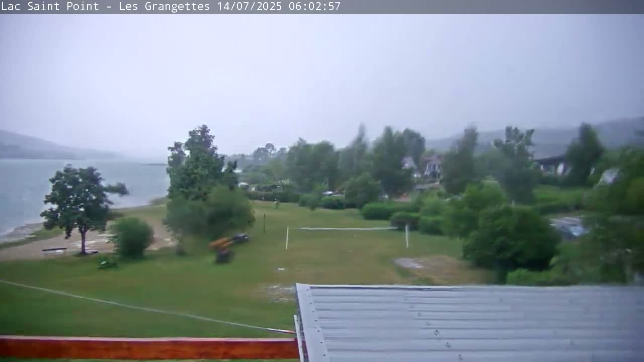 Les Grangettes, Lac de Saint Point Lake Live Cam - Pontarlier, Doubs, Bourgogne-Franche-Comté, France