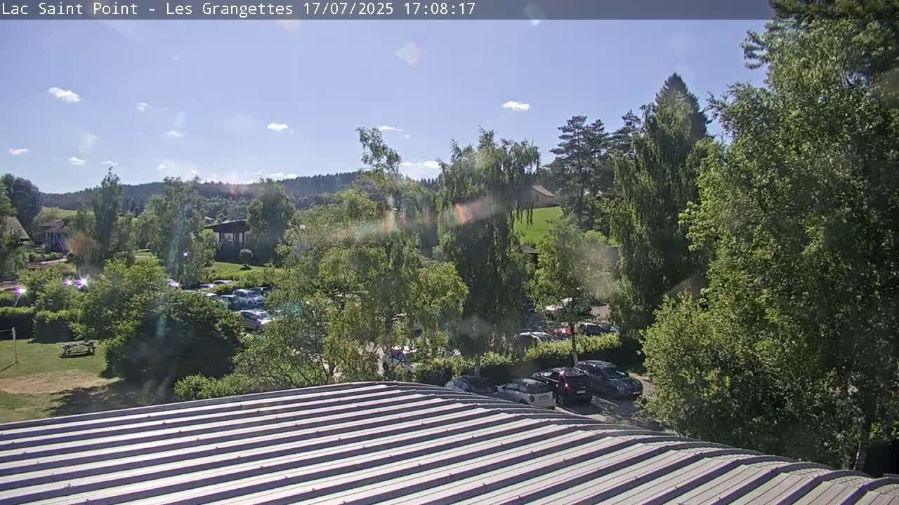 Les Grangettes, Lac de Saint Point Lake Live Cam - Pontarlier, Doubs, Bourgogne-Franche-Comté, France