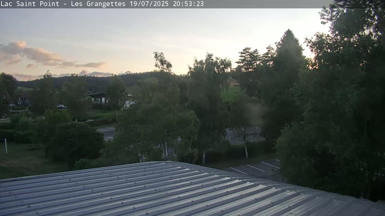 Les Grangettes, Lac de Saint Point Lake Live Cam - Pontarlier, Doubs, Bourgogne-Franche-Comté, France
