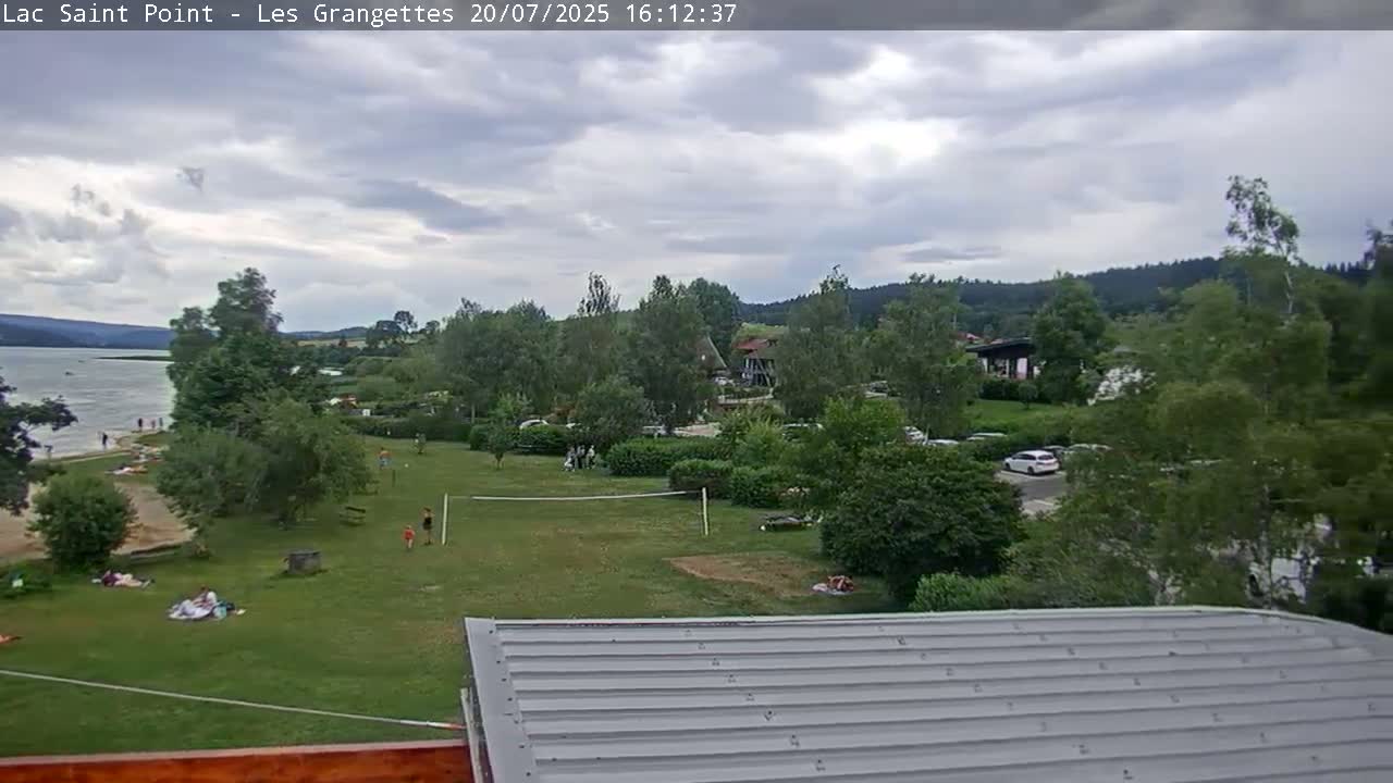 Les Grangettes, Lac de Saint Point Lake Live Cam - Pontarlier, Doubs, Bourgogne-Franche-Comté, France