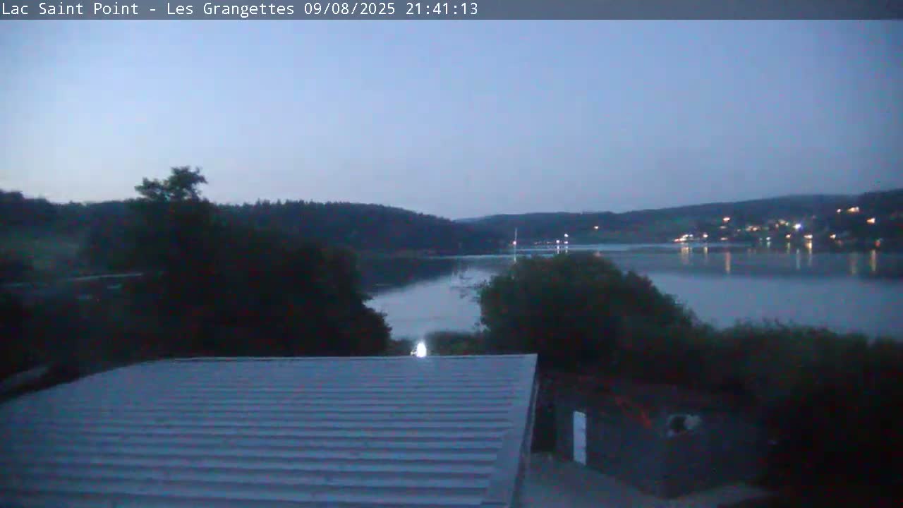 Les Grangettes, Lac de Saint Point Lake Live Cam - Pontarlier, Doubs, Bourgogne-Franche-Comté, France