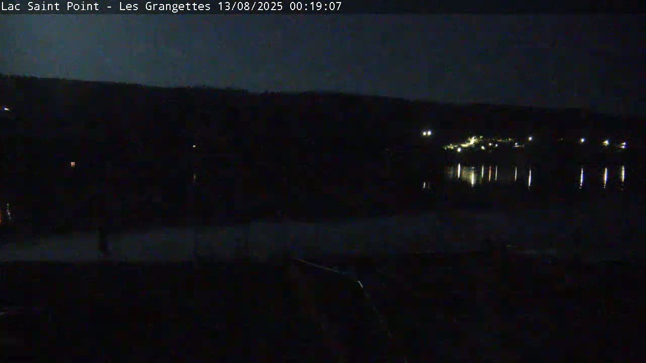 Les Grangettes, Lac de Saint Point Lake Live Cam - Pontarlier, Doubs, Bourgogne-Franche-Comté, France
