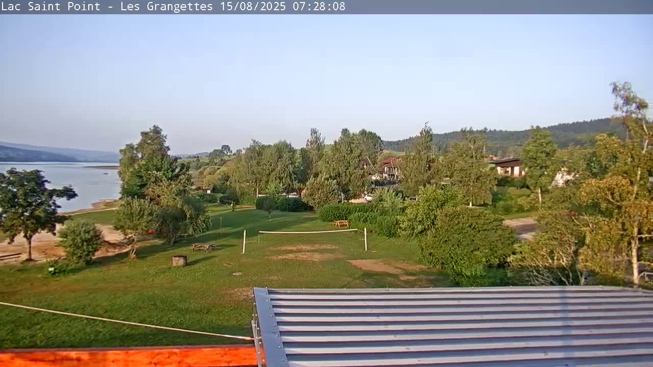 Les Grangettes, Lac de Saint Point Lake Live Cam - Pontarlier, Doubs, Bourgogne-Franche-Comté, France