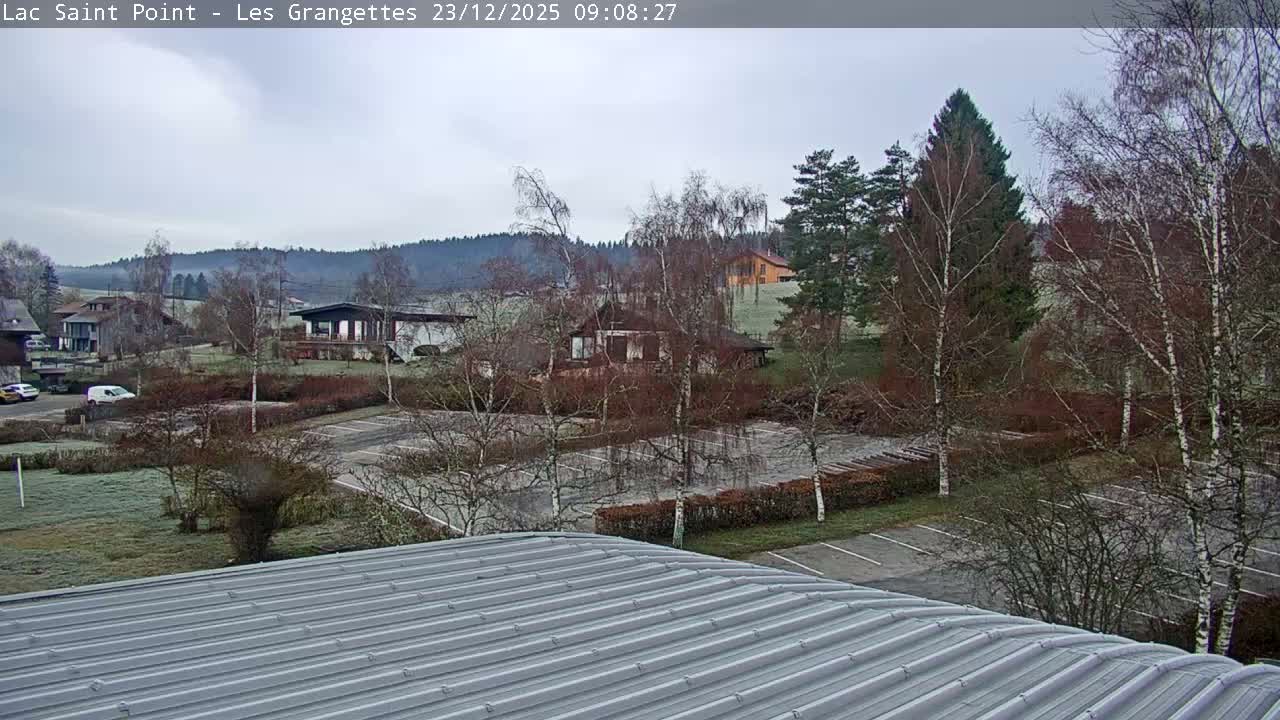 Les Grangettes, Lac de Saint Point Lake Live Cam - Pontarlier, Doubs, Bourgogne-Franche-Comté, France