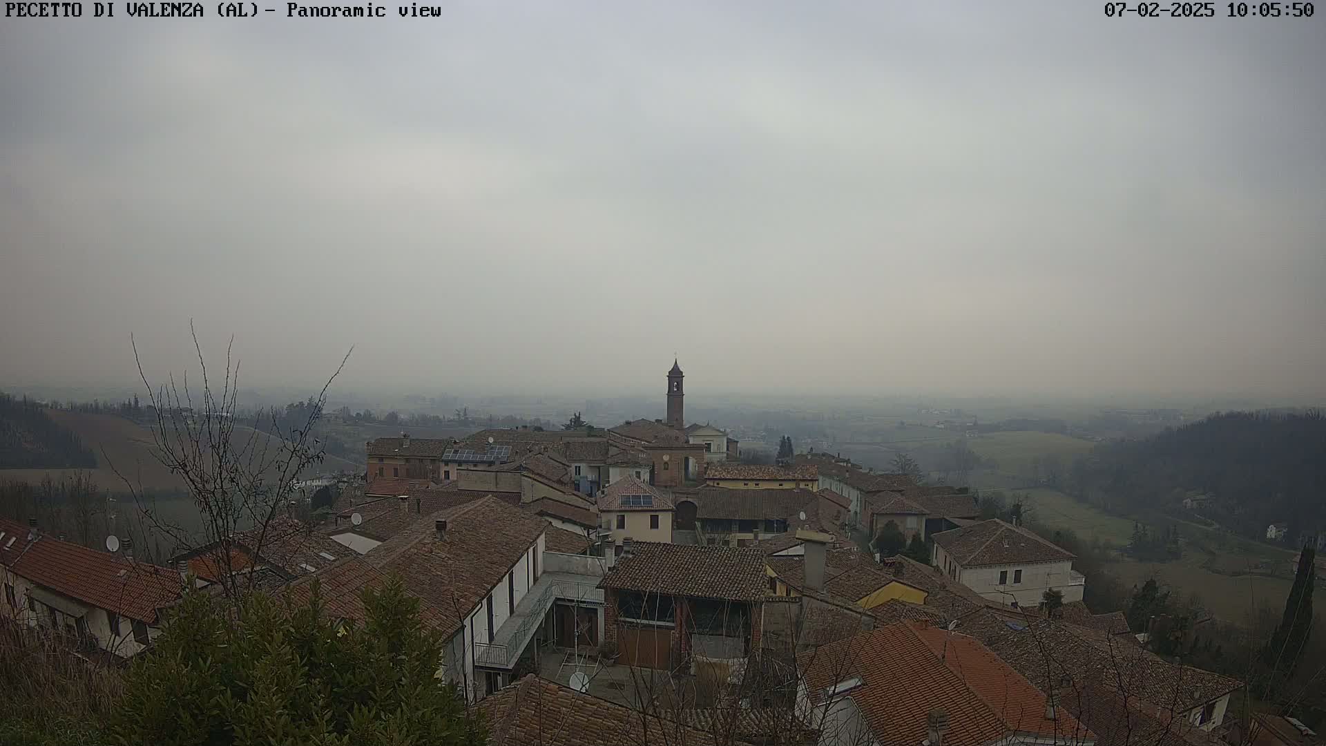 Pecetto di Valenza La Rocca Live Cam - Pecetto di Valenza, Piedmont, Italy