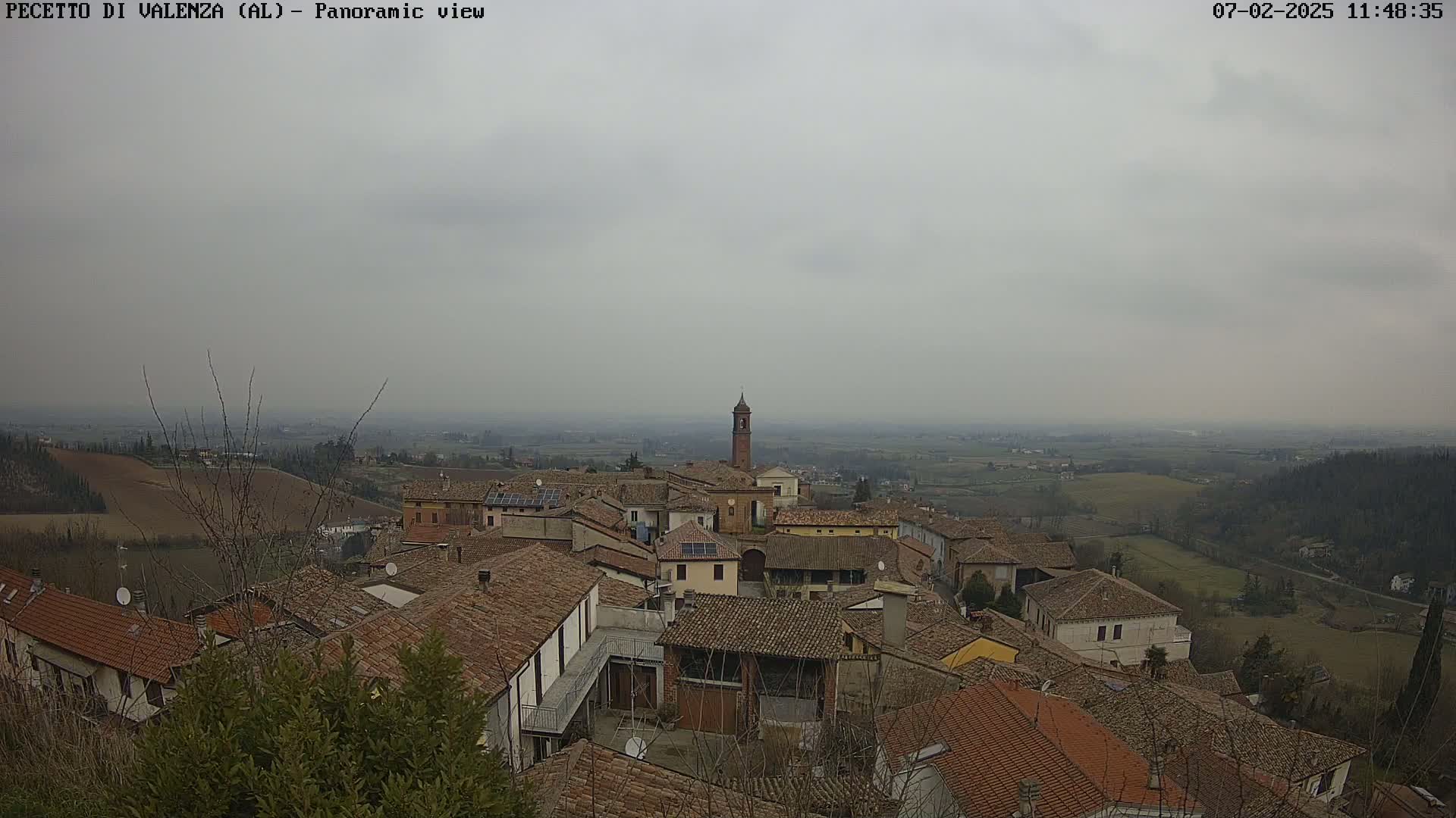 Pecetto di Valenza La Rocca Live Cam - Pecetto di Valenza, Piedmont, Italy
