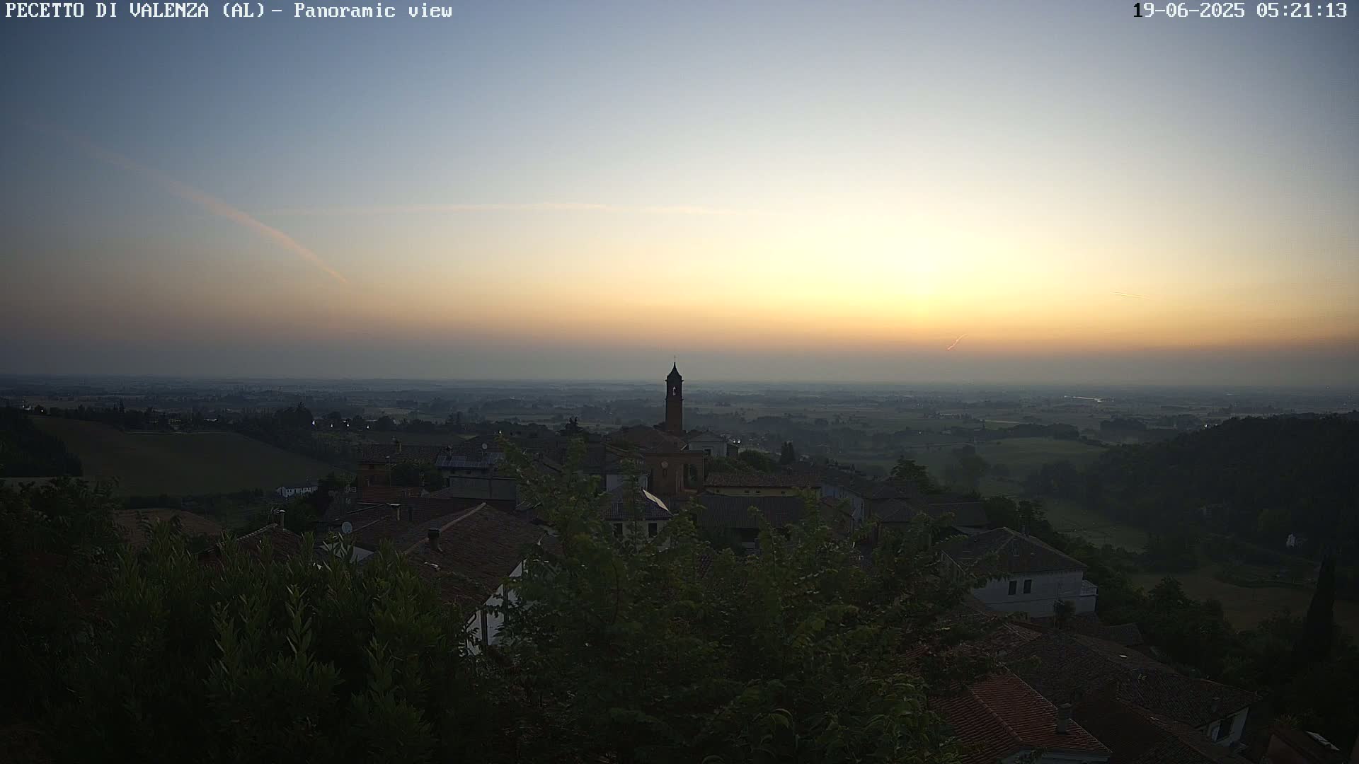 Pecetto di Valenza La Rocca Live Cam - Pecetto di Valenza, Piedmont, Italy
