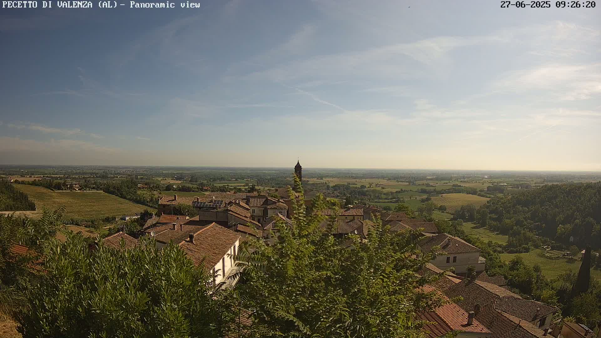 Pecetto di Valenza La Rocca Live Cam - Pecetto di Valenza, Piedmont, Italy