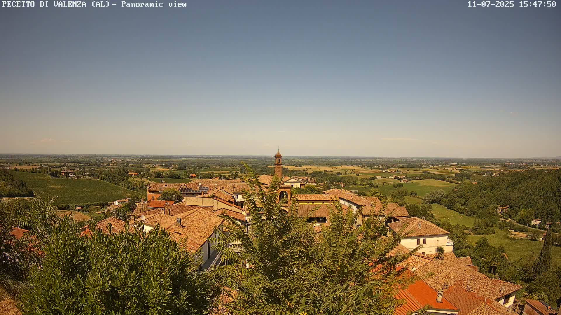 Pecetto di Valenza La Rocca Live Cam - Pecetto di Valenza, Piedmont, Italy