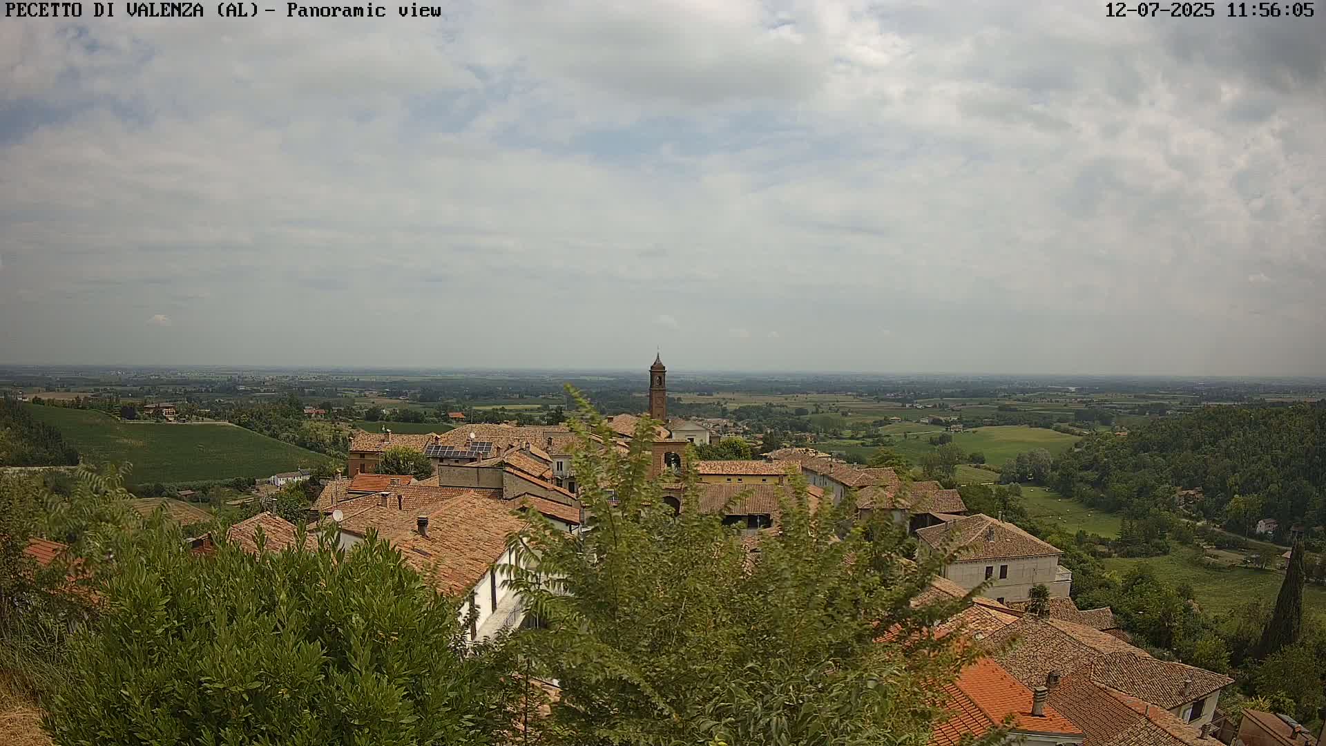 Pecetto di Valenza La Rocca Live Cam - Pecetto di Valenza, Piedmont, Italy