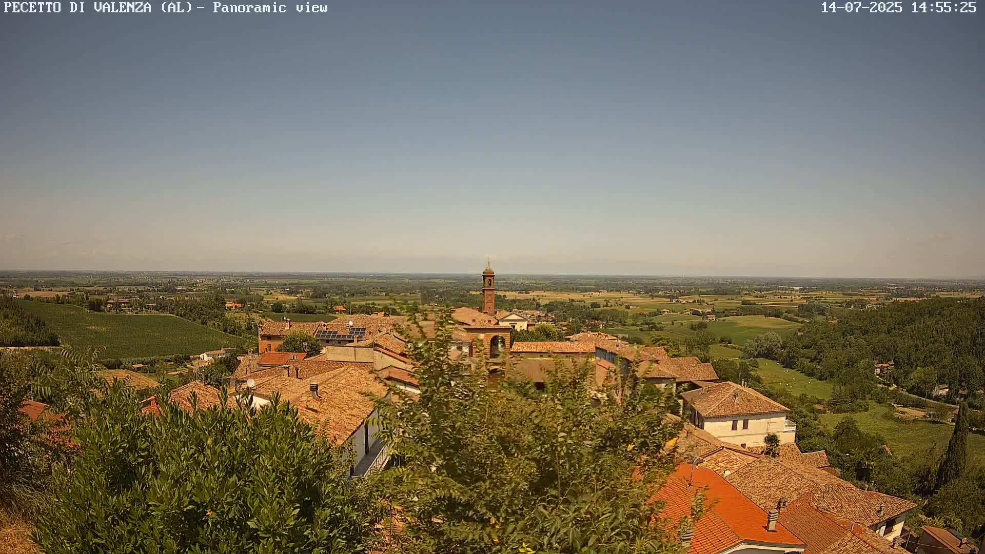 Pecetto di Valenza La Rocca Live Cam - Pecetto di Valenza, Piedmont, Italy