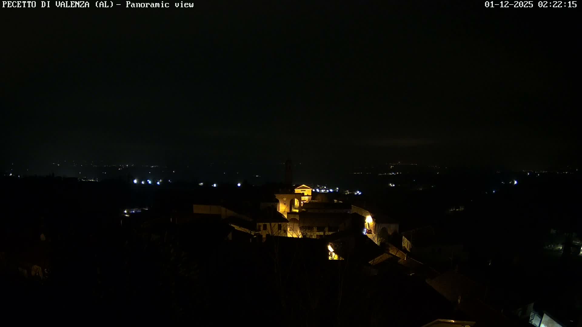 Pecetto di Valenza La Rocca Live Cam - Pecetto di Valenza, Piedmont, Italy