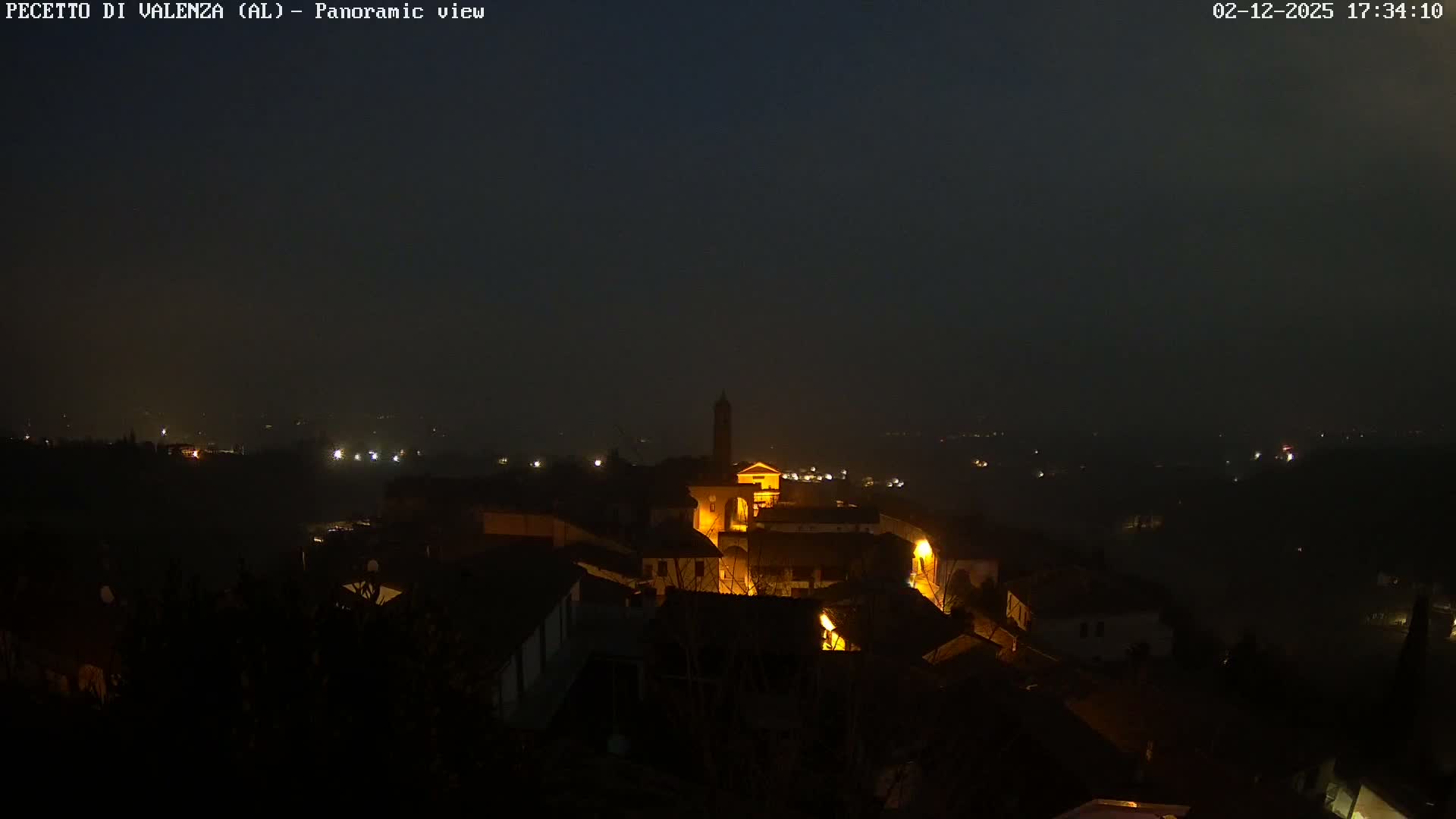 Pecetto di Valenza La Rocca Live Cam - Pecetto di Valenza, Piedmont, Italy