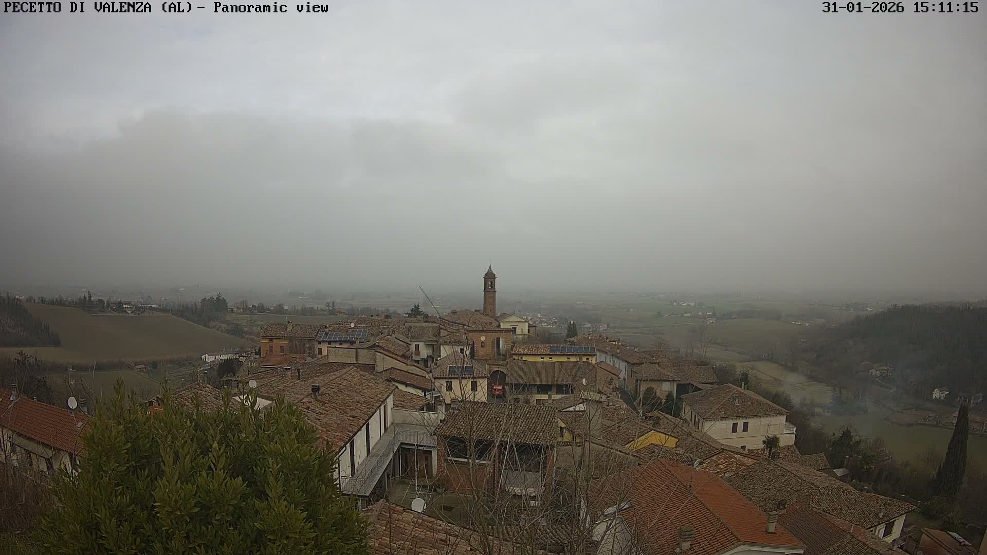 Pecetto di Valenza La Rocca Live Cam - Pecetto di Valenza, Piedmont, Italy