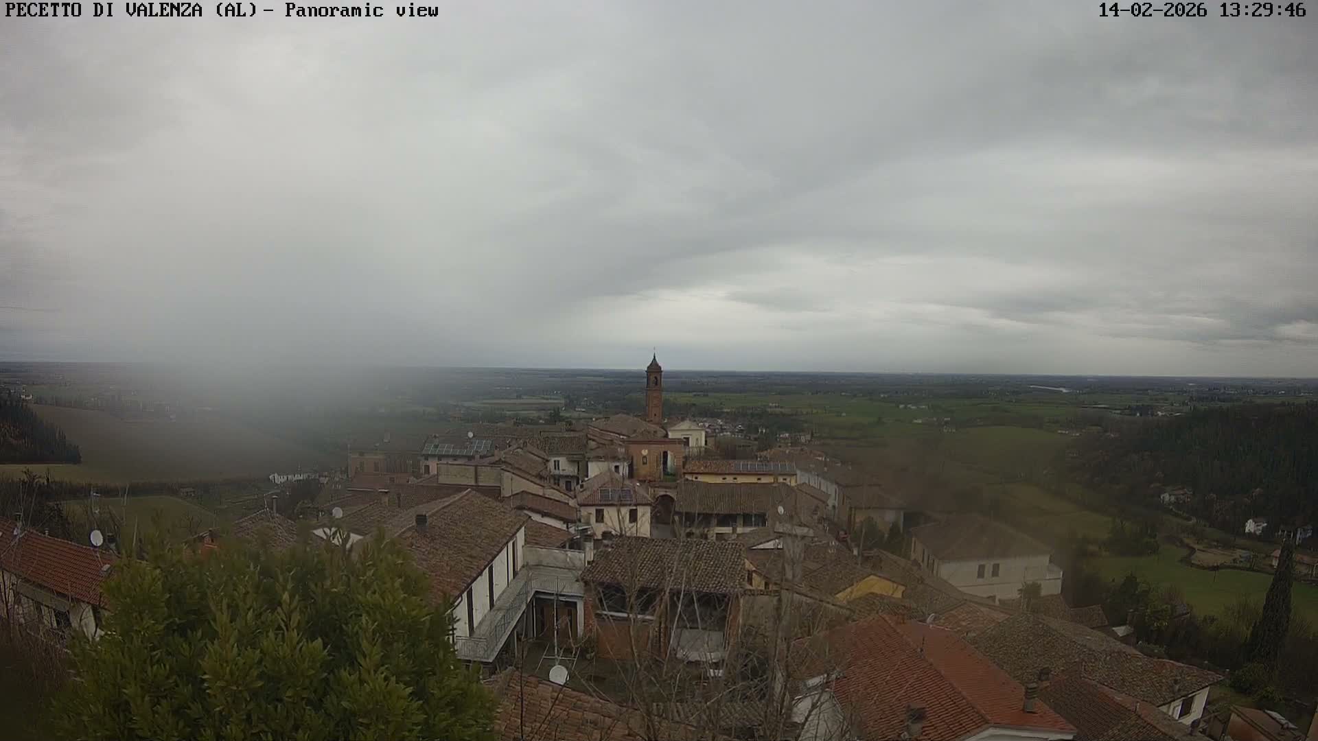 Pecetto di Valenza La Rocca Live Cam - Pecetto di Valenza, Piedmont, Italy