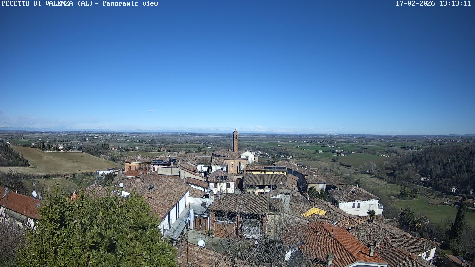 Pecetto di Valenza La Rocca Live Cam - Pecetto di Valenza, Piedmont, Italy
