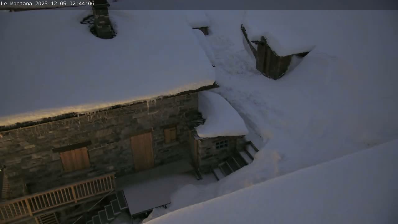 Montvalezan,  La Rosière Ski Village & Chalet Le Montana Cottage French Alps Live Cam - Albertville, Savoie, Auvergne-Rhône-Alpes, France