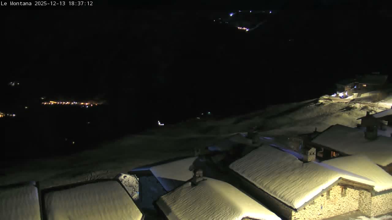 Montvalezan,  La Rosière Ski Village & Chalet Le Montana Cottage French Alps Live Cam - Albertville, Savoie, Auvergne-Rhône-Alpes, France