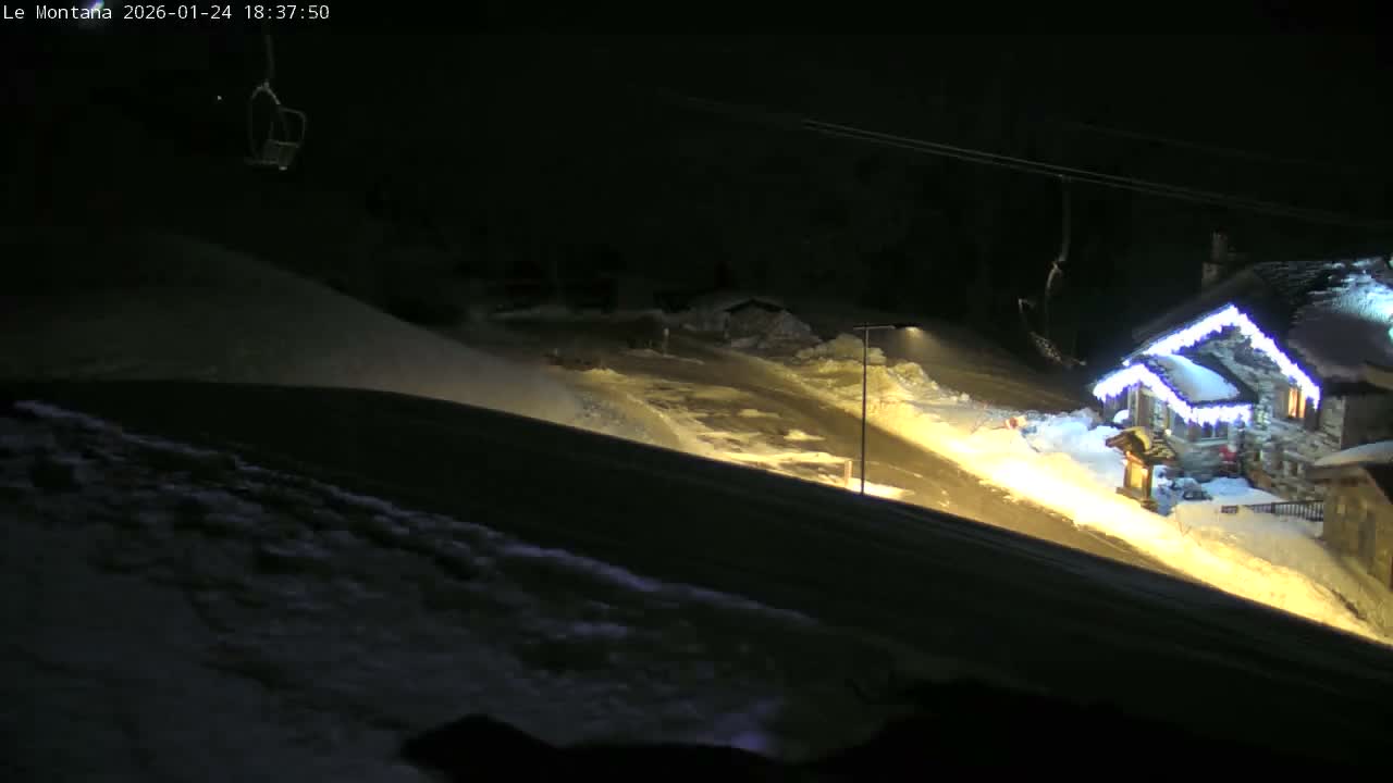 Montvalezan,  La Rosière Ski Village & Chalet Le Montana Cottage French Alps Live Cam - Albertville, Savoie, Auvergne-Rhône-Alpes, France