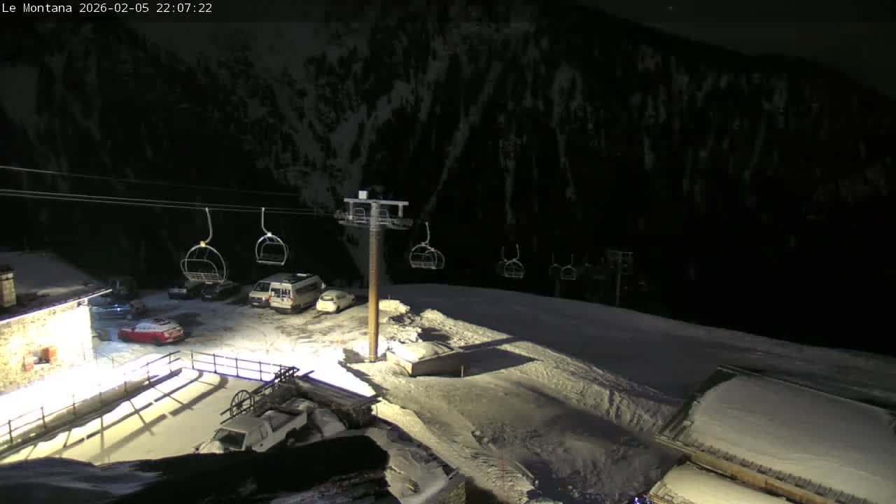 Montvalezan,  La Rosière Ski Village & Chalet Le Montana Cottage French Alps Live Cam - Albertville, Savoie, Auvergne-Rhône-Alpes, France