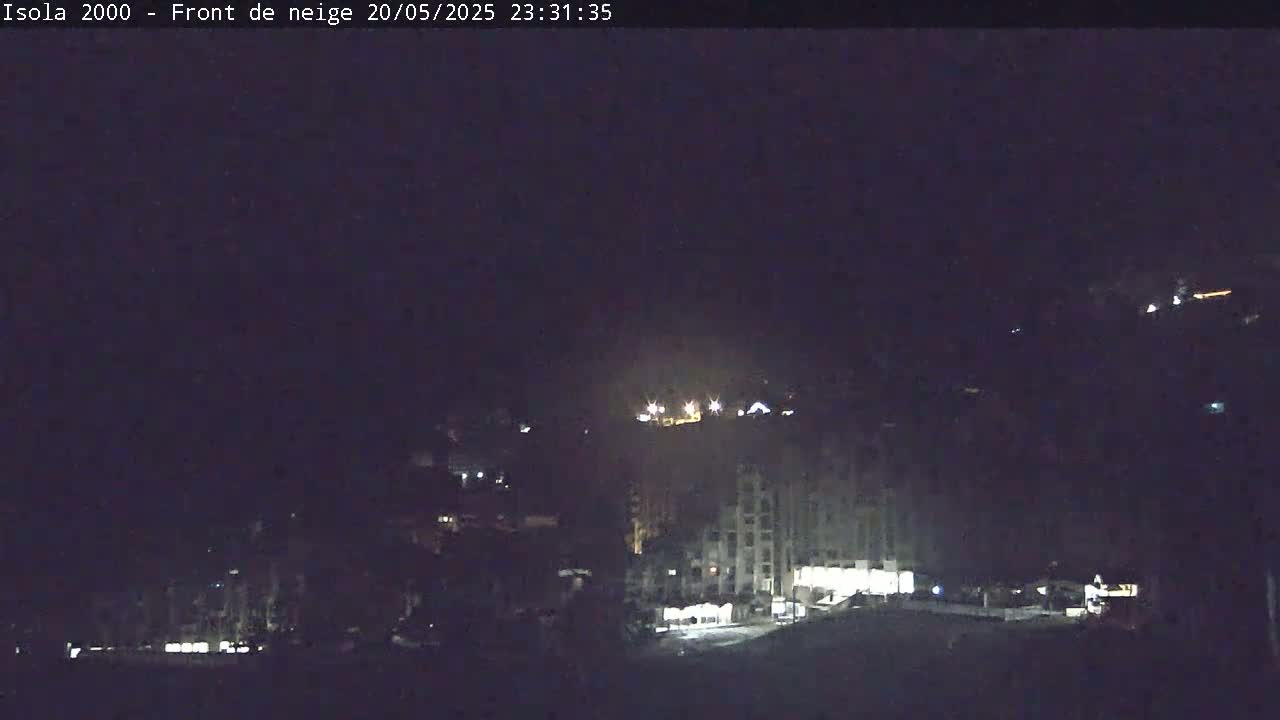 Isola, Isola 2000 Ski Village & Ski Slopes Live Cam - Nice, Alpes-Maritimes, Provence-Alpes-Côte d’Azur, France