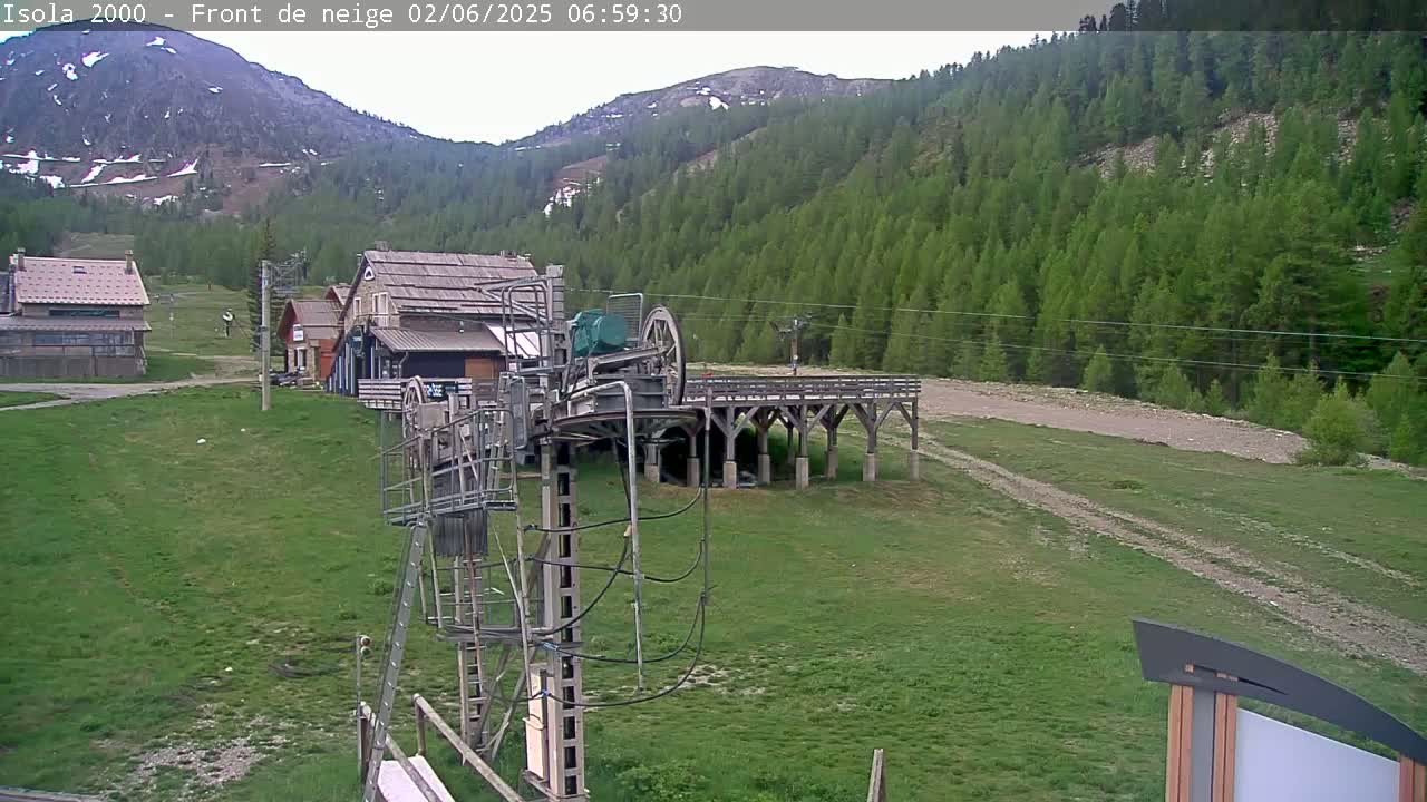 Isola, Isola 2000 Ski Village & Ski Slopes Live Cam - Nice, Alpes-Maritimes, Provence-Alpes-Côte d’Azur, France