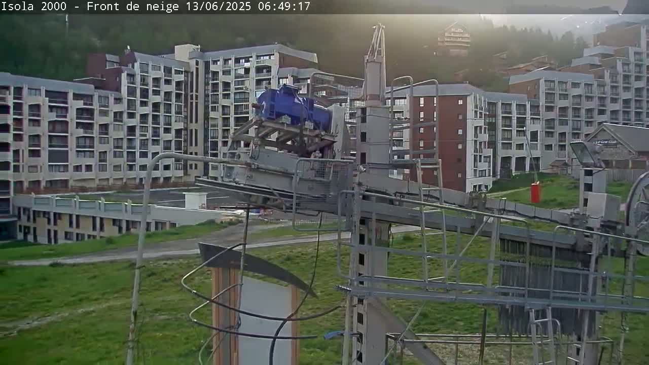 Isola, Isola 2000 Ski Village & Ski Slopes Live Cam - Nice, Alpes-Maritimes, Provence-Alpes-Côte d’Azur, France