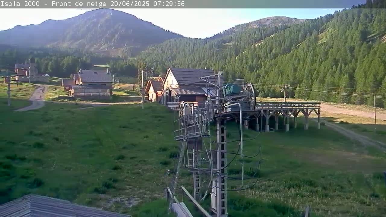Isola, Isola 2000 Ski Village & Ski Slopes Live Cam - Nice, Alpes-Maritimes, Provence-Alpes-Côte d’Azur, France